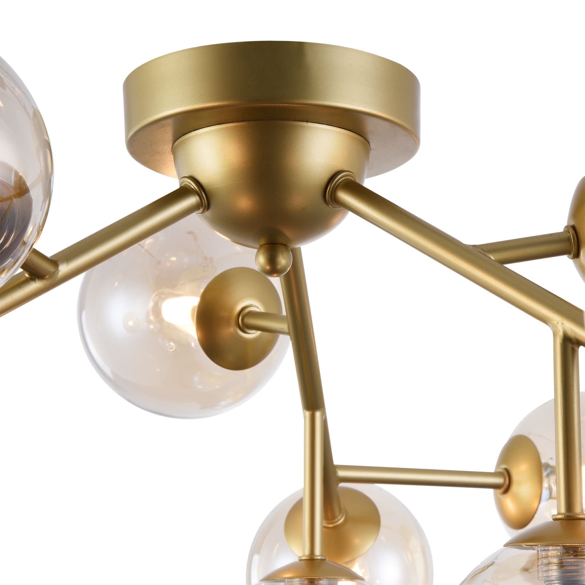 Maytoni Modern Dallas Золото Потолочный светильник 12xG9 28W MOD545PL-12G — миниатюра 7