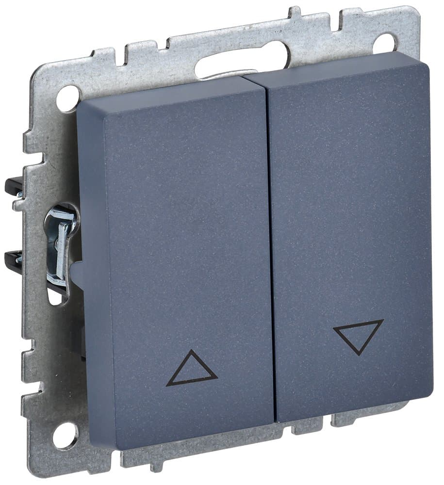 IEK BRITE BASE Маренго Выключ. жалюзи 10А ВС10-1-5-БрМ