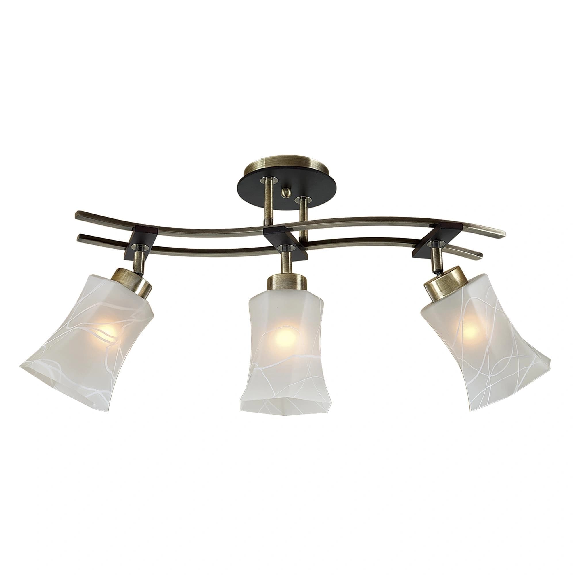 Citilux CL142133 Мерида Брон.Ст.+Венге Светильник Потолоч.