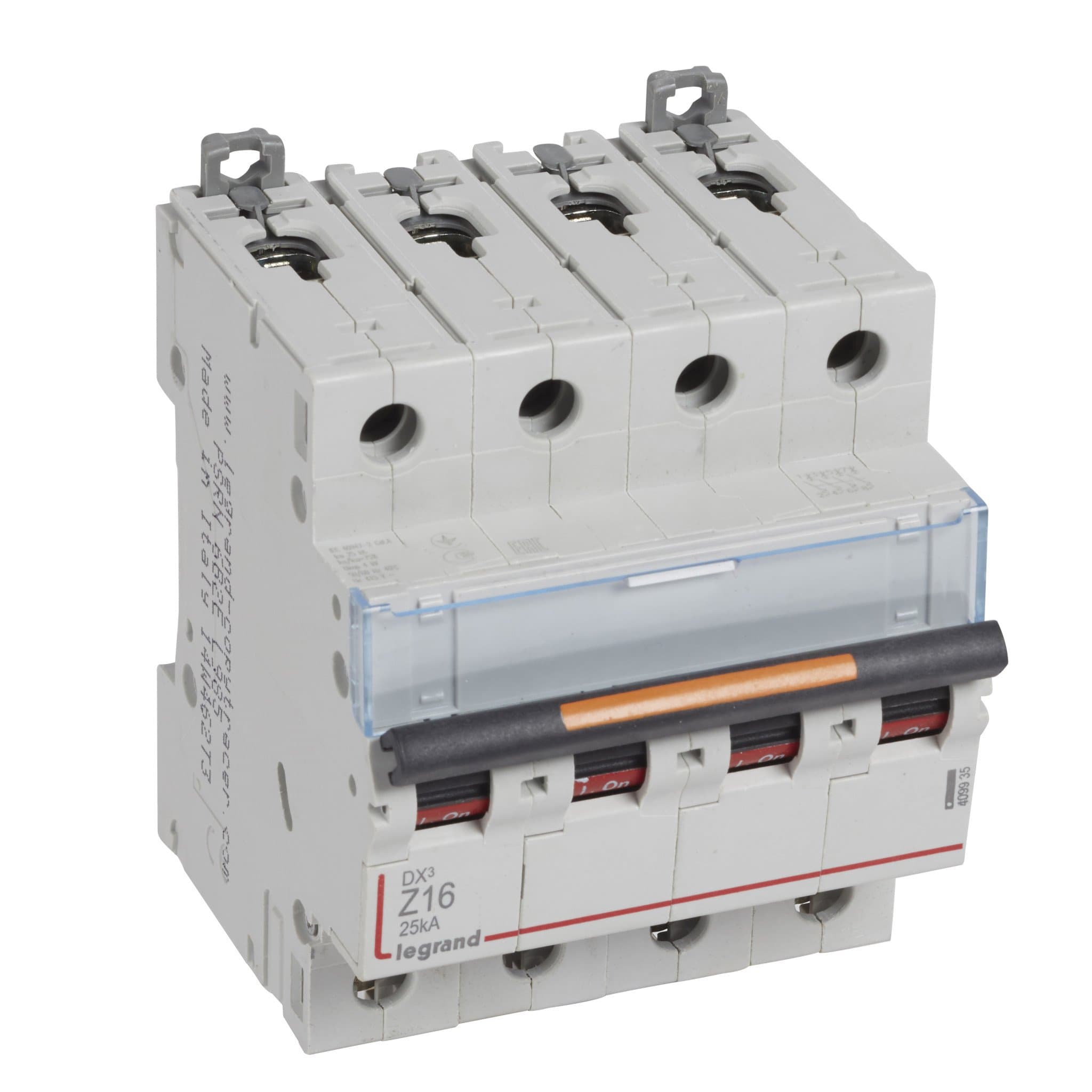 Legrand DX3 Автоматический выключатель 4P 16A (Z) 25kA 409935