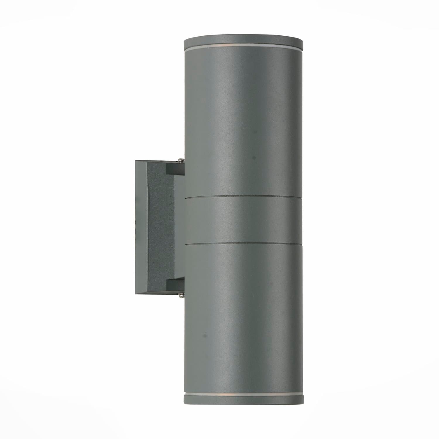 ST Luce Светильник уличный настенный Серый/Серый LED 2*5W SL561.701.02 — миниатюра 1