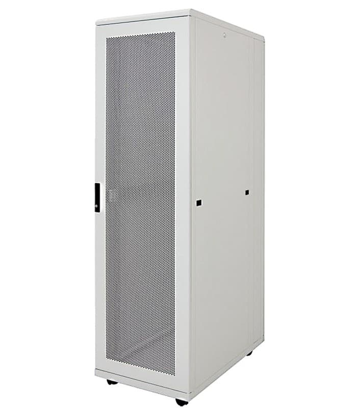 IEK LINEA S ITK Шкаф серв. 19", 42U, 800х1000, перф.двери сер. (место 2) LS35-42U81-PP-2 — миниатюра 2