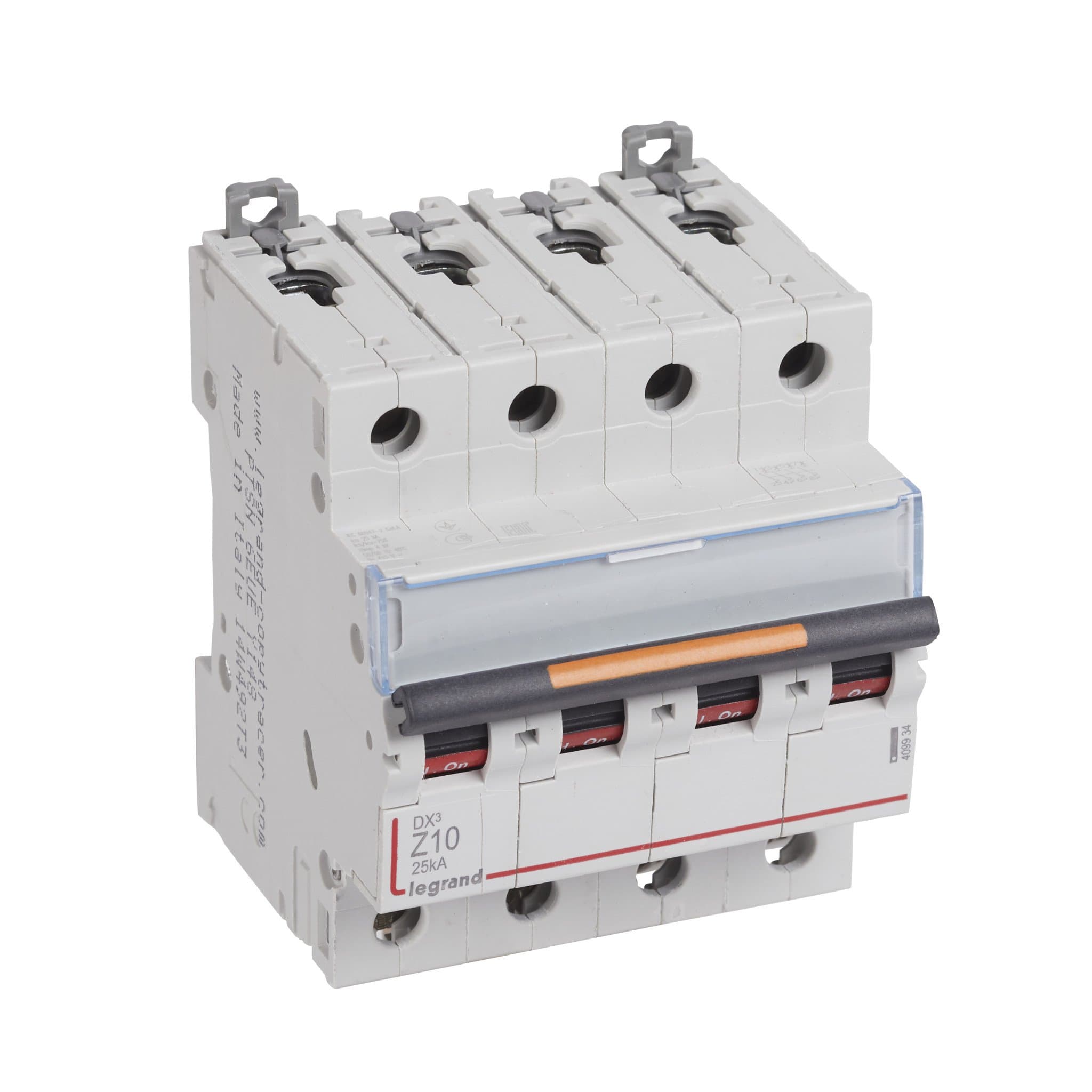 Legrand DX3 Автоматический выключатель 4P 10A (Z) 25kA 409934
