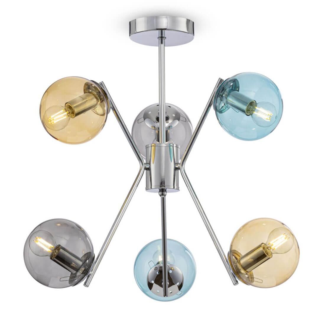 Freya Modern Nancy Хром Люстра FR5083PL-06CH — миниатюра 6