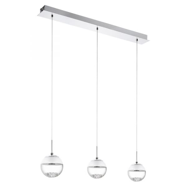 Eglo Подвес LED MONTEFIO 1, 3х5W (LED), хром/стекло, насыпной хрусталь 93784