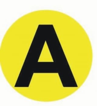 EKF PROxima Наклейка "A" d=20mm.
