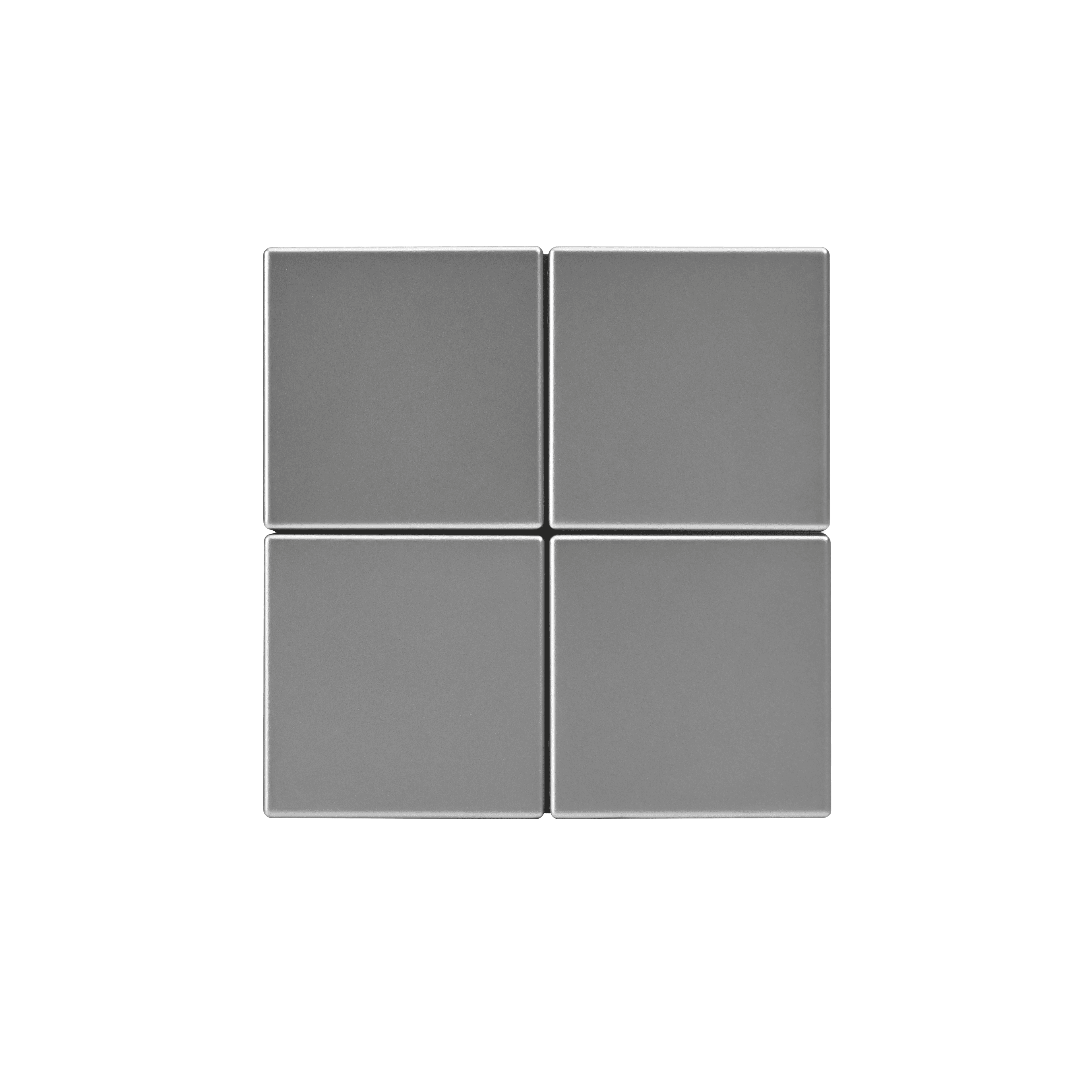Systeme Electric ArtGallery Сталь Выключатель 4-клавишный сценарный, сх. 1 — миниатюра 2