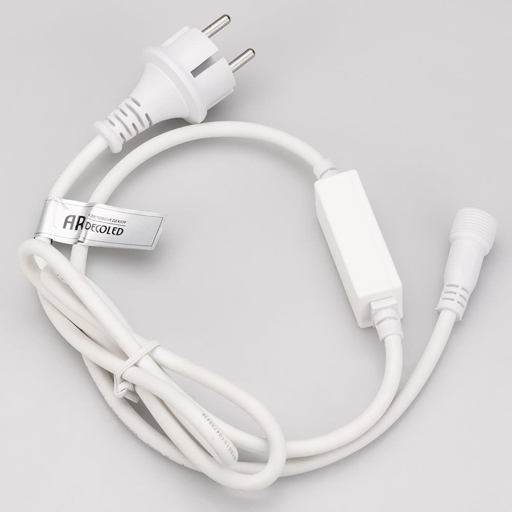 Arlight Шнур питания ARD-PRO-STD-1.5M White (230V, 1.6A) (Ardecoled, Закрытый) 025887 — миниатюра 2