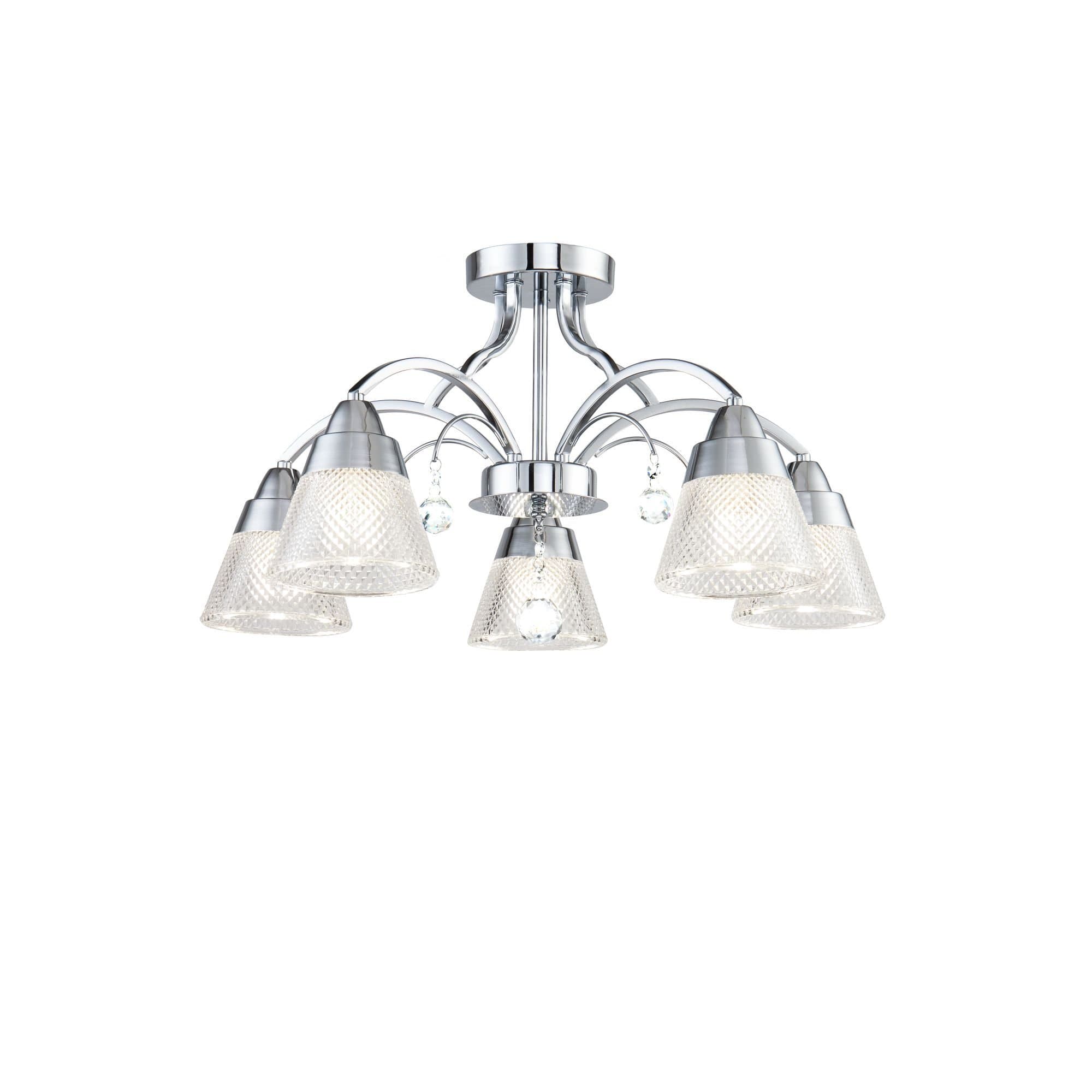 Freya Classic Enrica Хром Люстра E14 40W FR2011CL-05CH — миниатюра 2