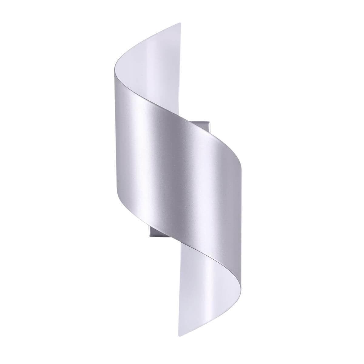 Odeon Light 3800/5WL ODL19 154 серебристый/металл Настенный светильник LED 5W Лм 3000К 150*150 BOCCOLO — миниатюра 1