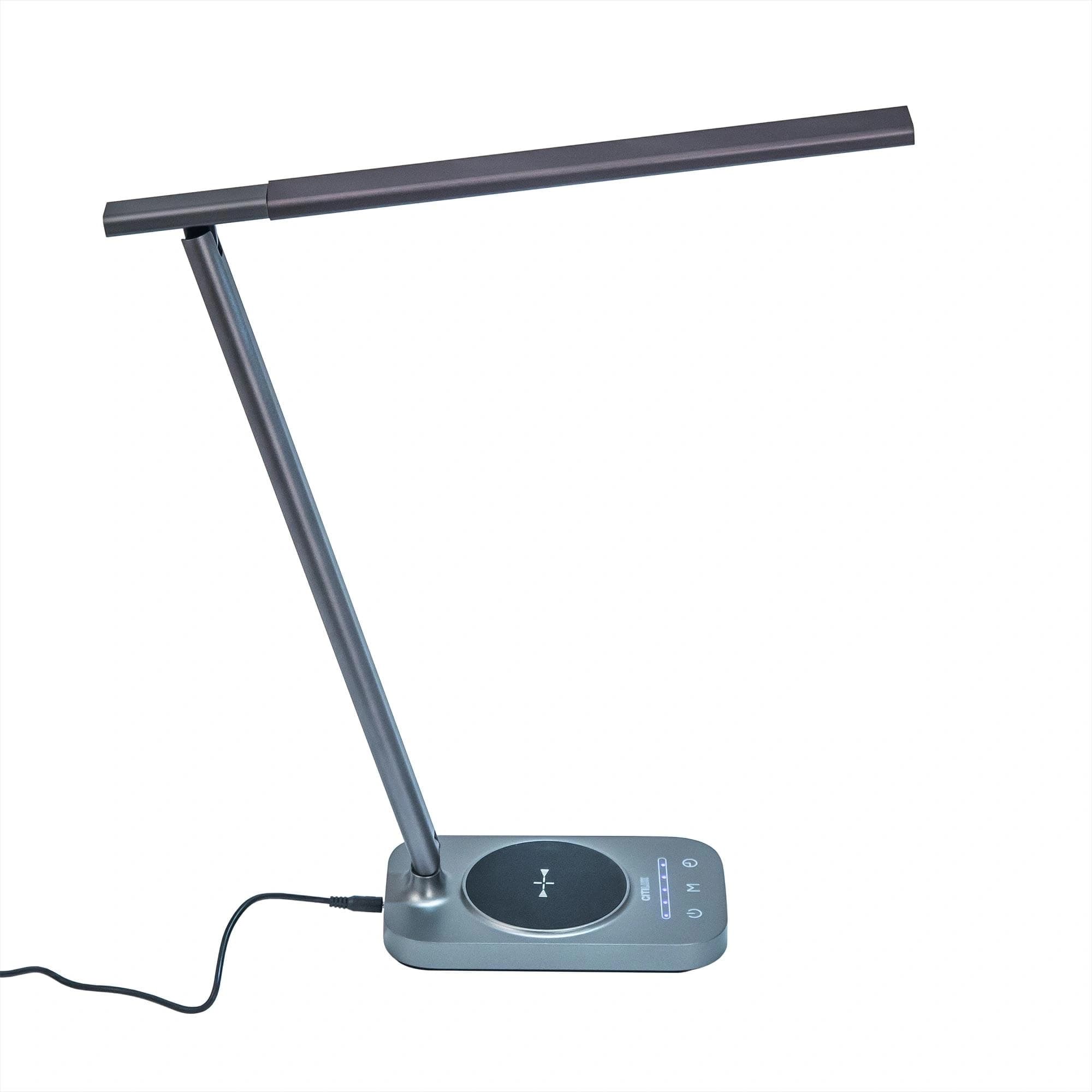 Citilux CL803052 Ньютон Графит, USB+Qi