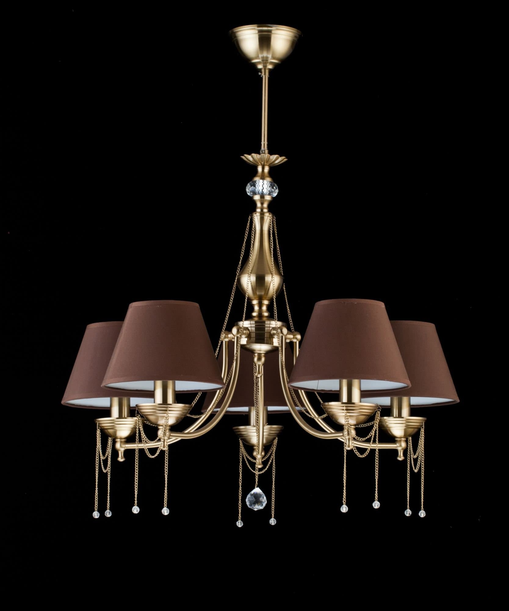 Maytoni Royal Classic Chester Латунь Люстра 5xE14 60W RC0100-PL-05-R — миниатюра 7