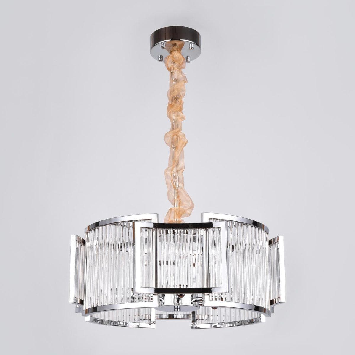 Ambrella Подвесная люстра с хрусталем TR5366/6 CH/CL хром/прозрачный E14/6 max 40W D500*653 — миниатюра 1