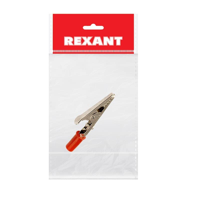 Зажим "крокодил" 15А 53мм Rexant 16-0009 — миниатюра 1