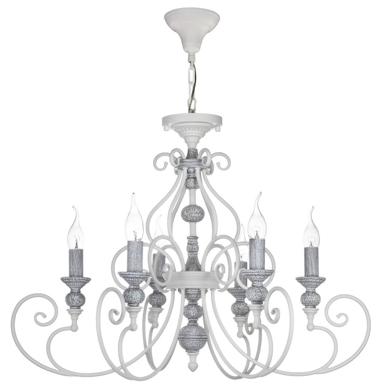Maytoni Elegant Karina Белый Люстра 6xE14 60W ARM631-PL-06-W — миниатюра 1