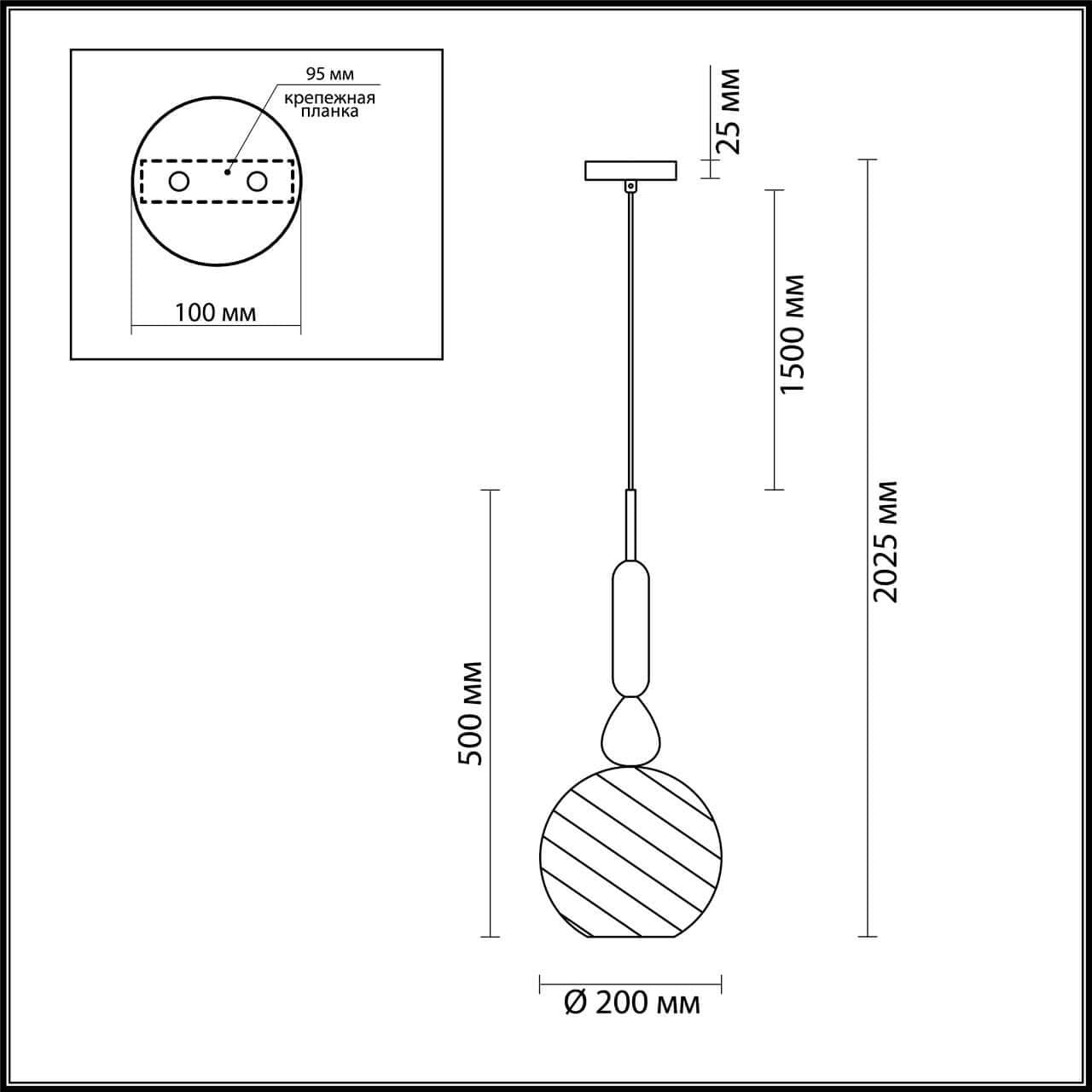Odeon Light 4648/1 ODL20 370 золотой/синий/разноцветный Подвес E27 60W 220V BELLA — миниатюра 5