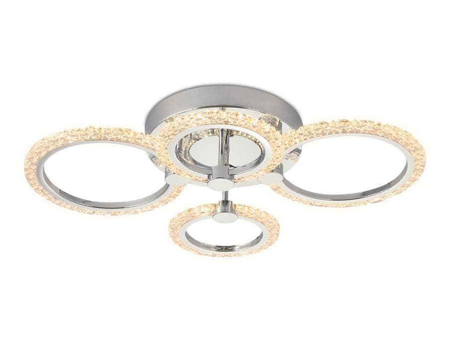 Ambrella Потолочный светодиодный светильник с пультом FA412/4 CH хром 60W 620*440*120 (ПДУ РАДИО 2.4) — миниатюра 3