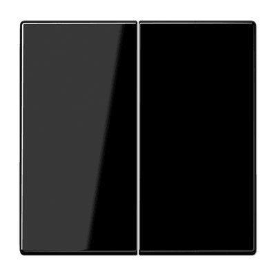 JUNG Клавиша для KNX кнопки, 2 группы дюропласт черный LS102SW