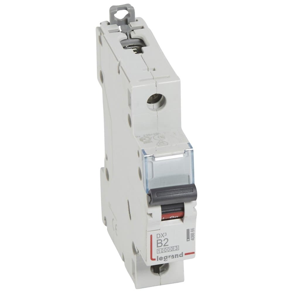 Legrand DX3 Автоматический выключатель 1P 2A (B) 10kA/16kA 408866