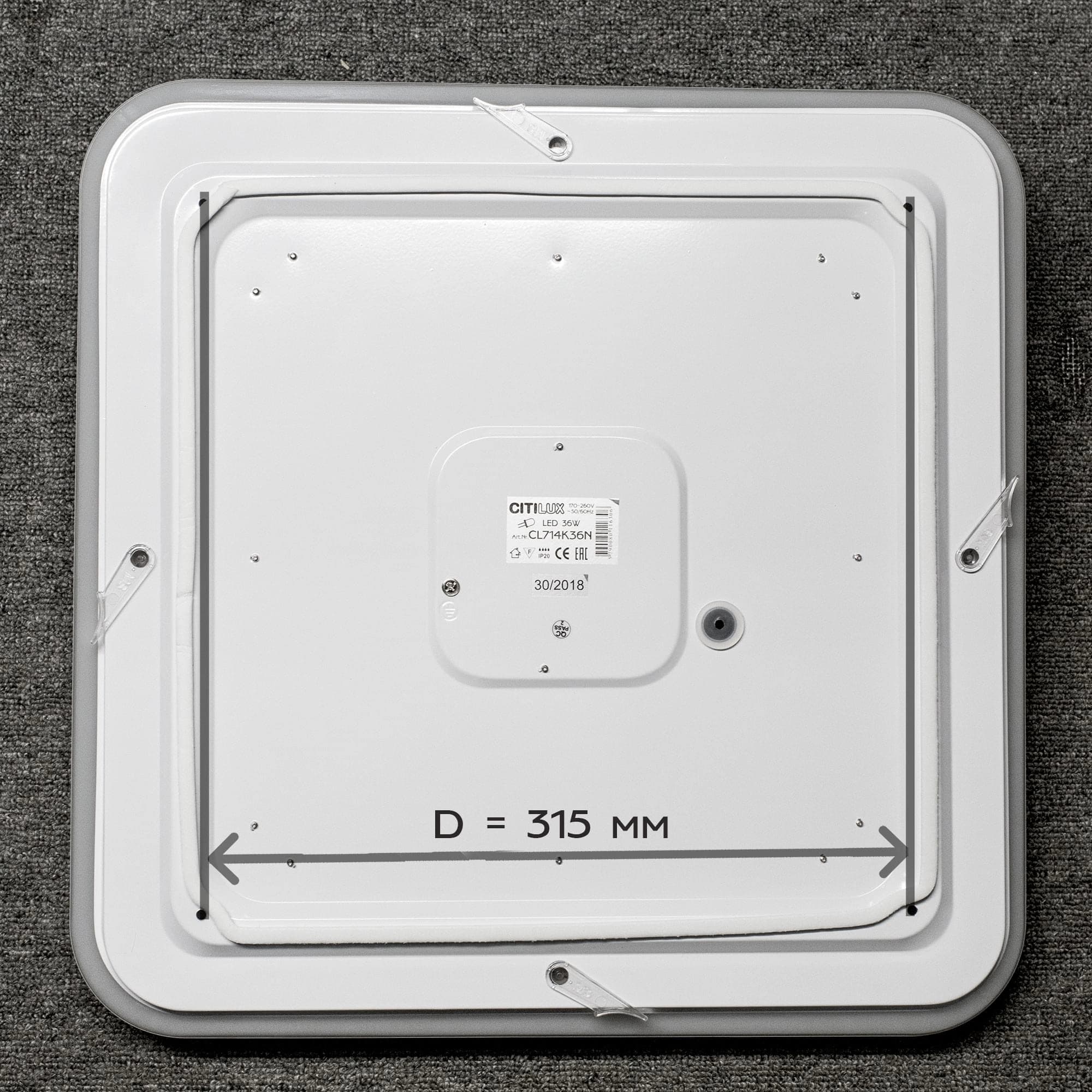 Citilux CL714K36N Симпла Светильник LED 36W*4000K — миниатюра 6