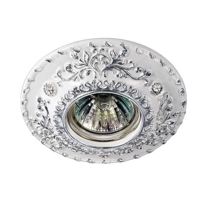 Novotech 370092 NT15 148 белый/хром Встраиваемый светильник IP20 GX5.3 50W 12V PATTERN