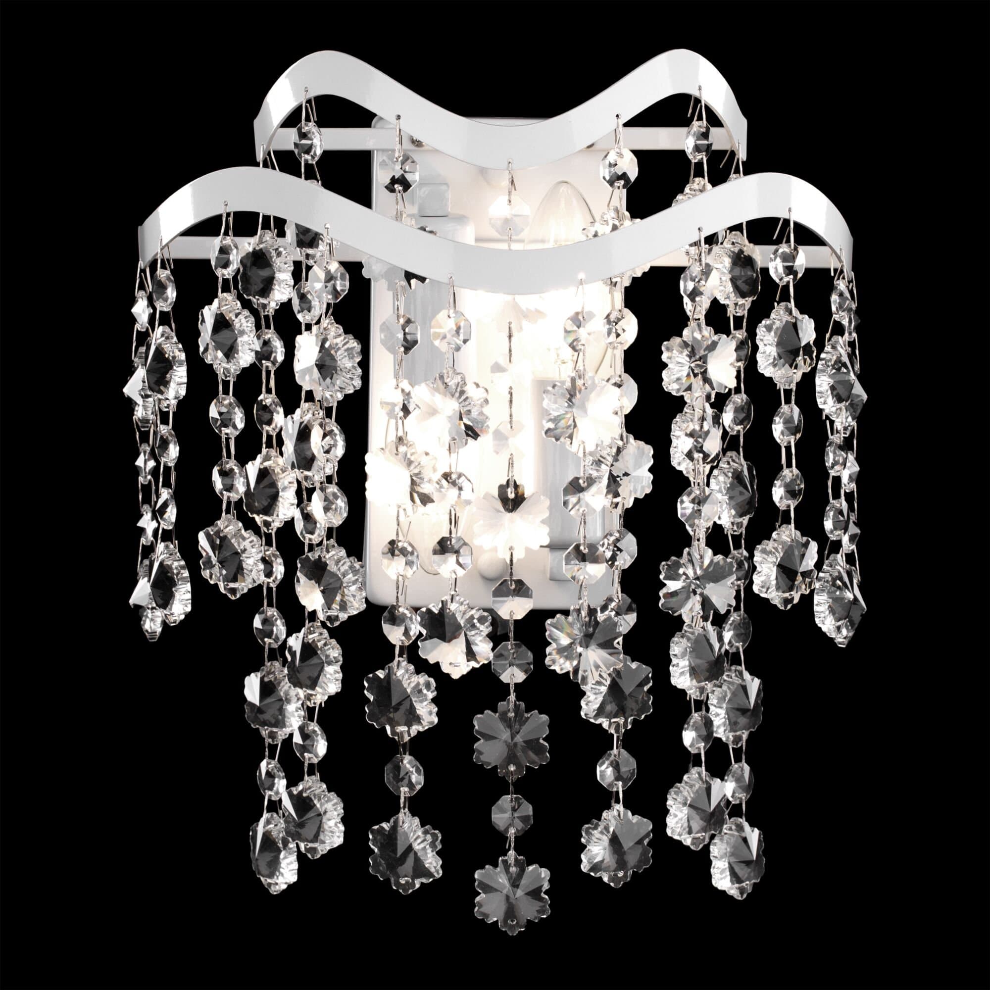 Freya Crystal Charlotte Белый Бра E14 40W FR1001WL-02W — миниатюра 5