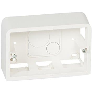 Legrand Mosaic Рамка подъемная 3 модуля, глубина 40мм, белая 080289 — миниатюра 2