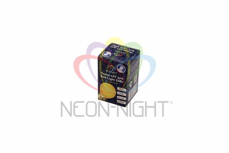 NEON-NIGHT Лампа накаливания e27 10 Вт желтая колба 401-111 — миниатюра 3