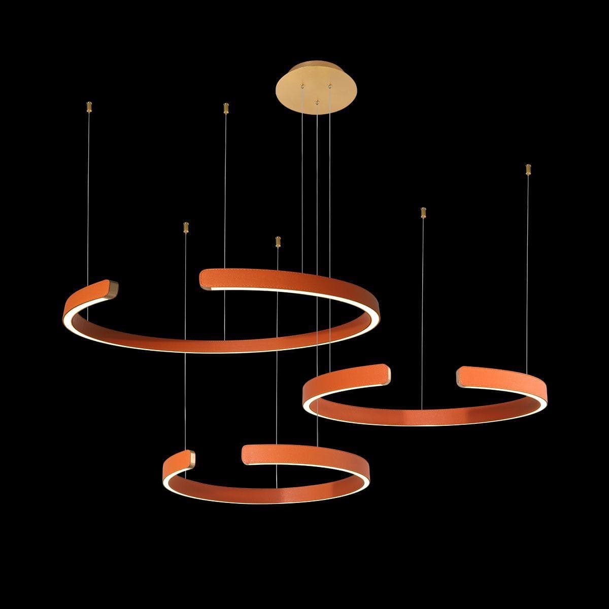 LOFT IT 10025/3 Orange Светильник подвесной Ring, шт — миниатюра 4