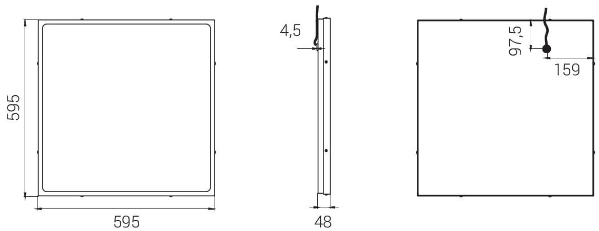 Diora Светодиодный светильник Office IP65 28/3000 opal 3000лм 28Вт 4000K IP65 0.7PF 80Ra Кп<1 Аварийный DO28IP65-O-4K-A — миниатюра 6