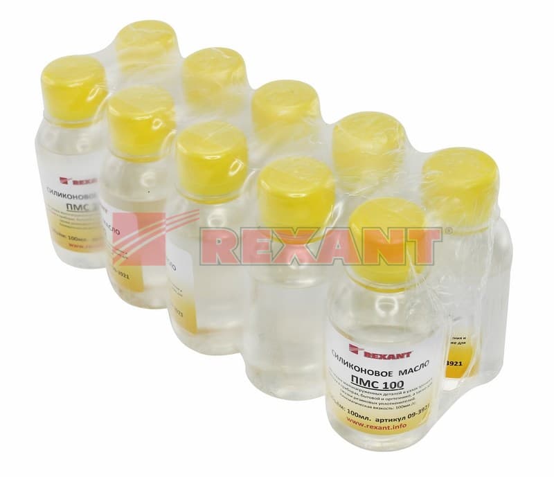 Силиконовое масло ПМС-100 100мл Rexant 09-3921 — миниатюра 2
