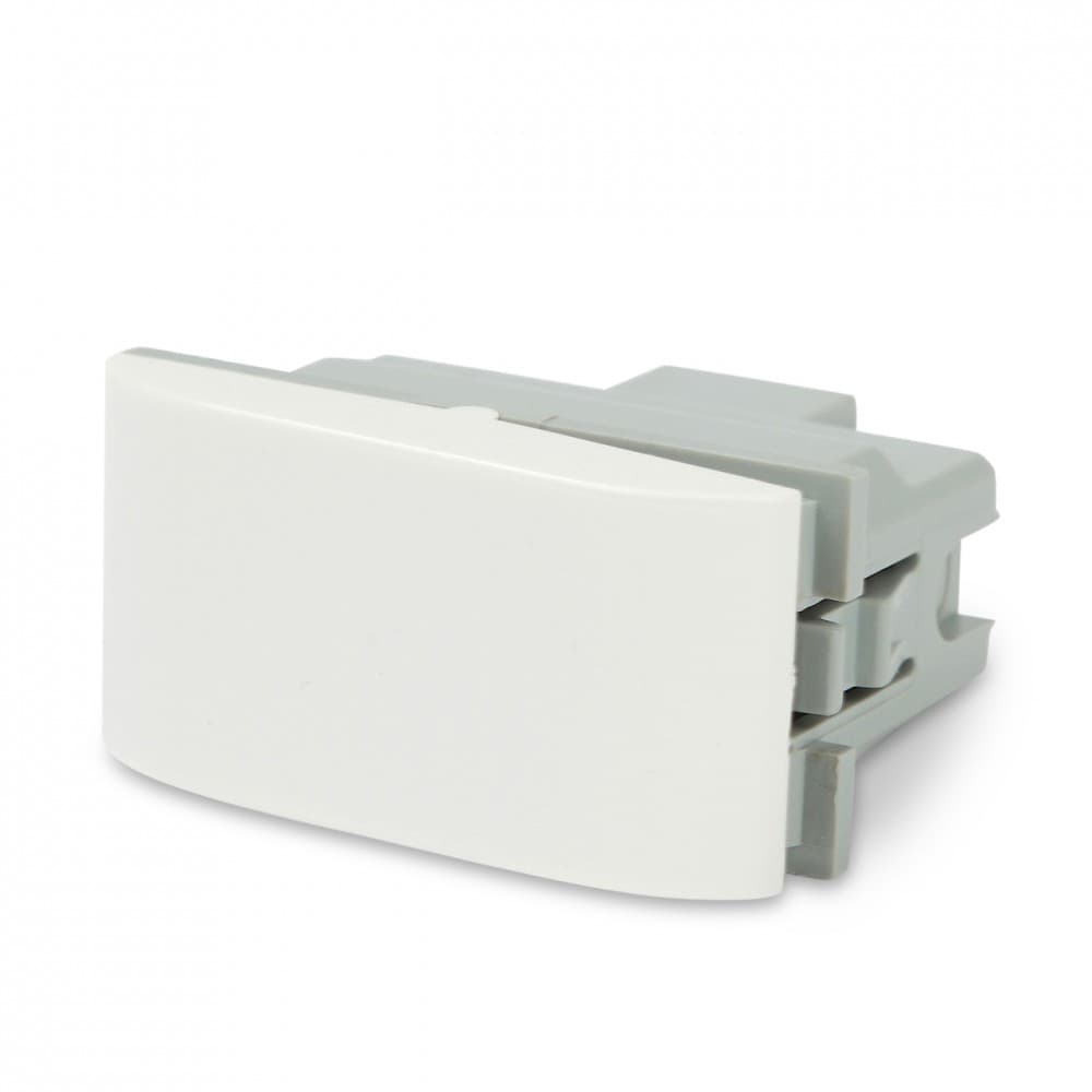 Hyperline M45/2-SW-WH Выключатель, 1М, 45x22.5мм, белый 249956