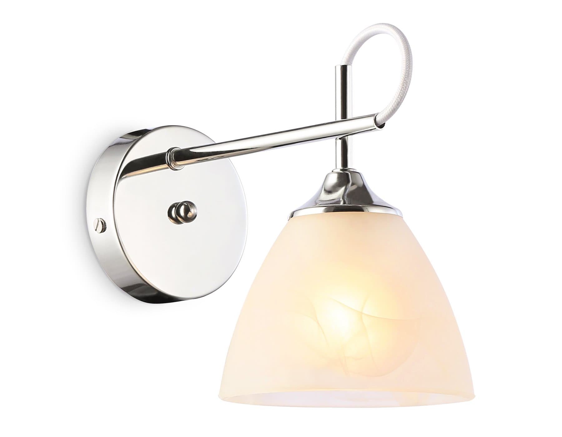 Ambrella Настенный светильник TR3045 CH/FR хром/белый матовый E27 max 40W 215*135*225