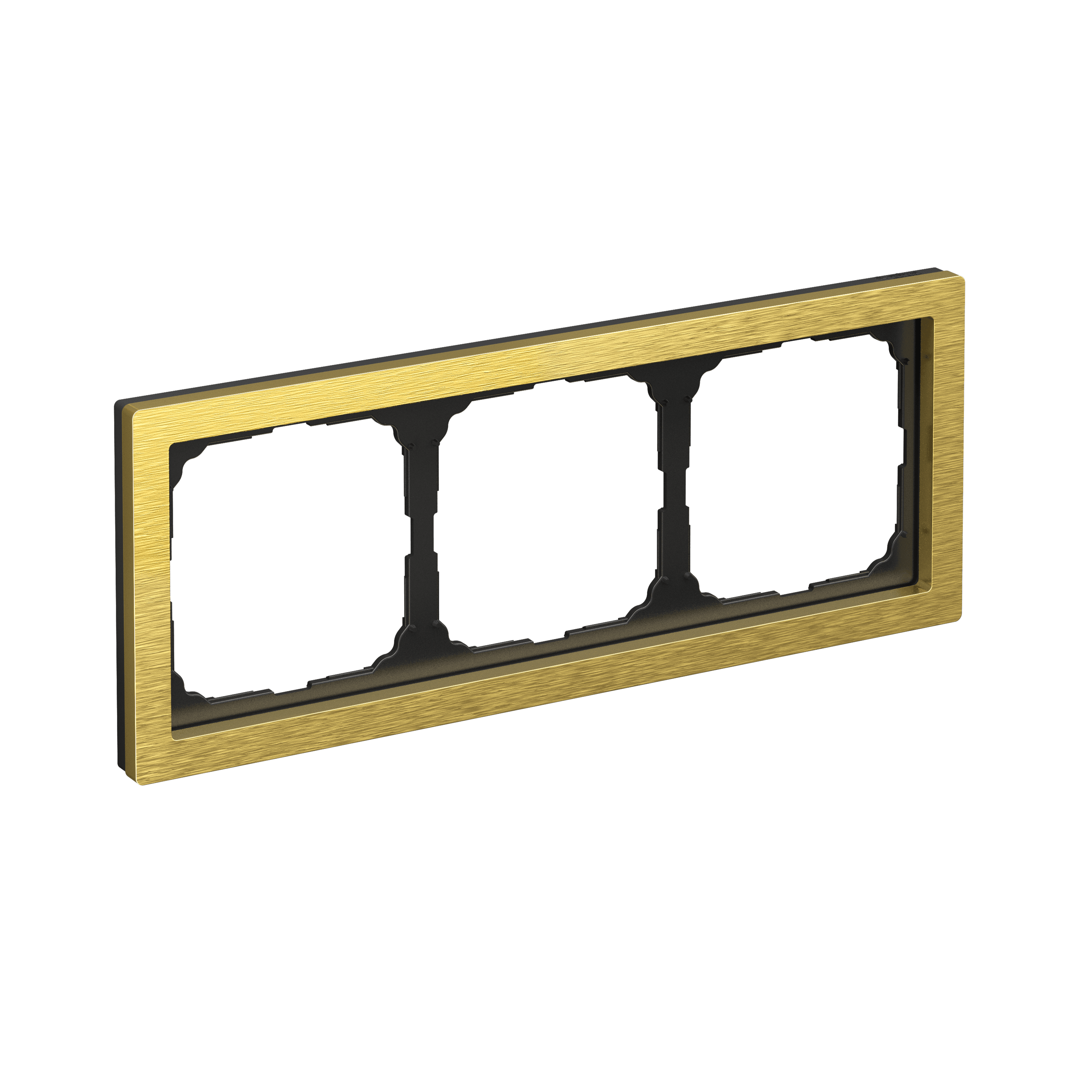 Systeme Electric ArtGallery Pure Металл Золото Рамка 3-ая — миниатюра 6