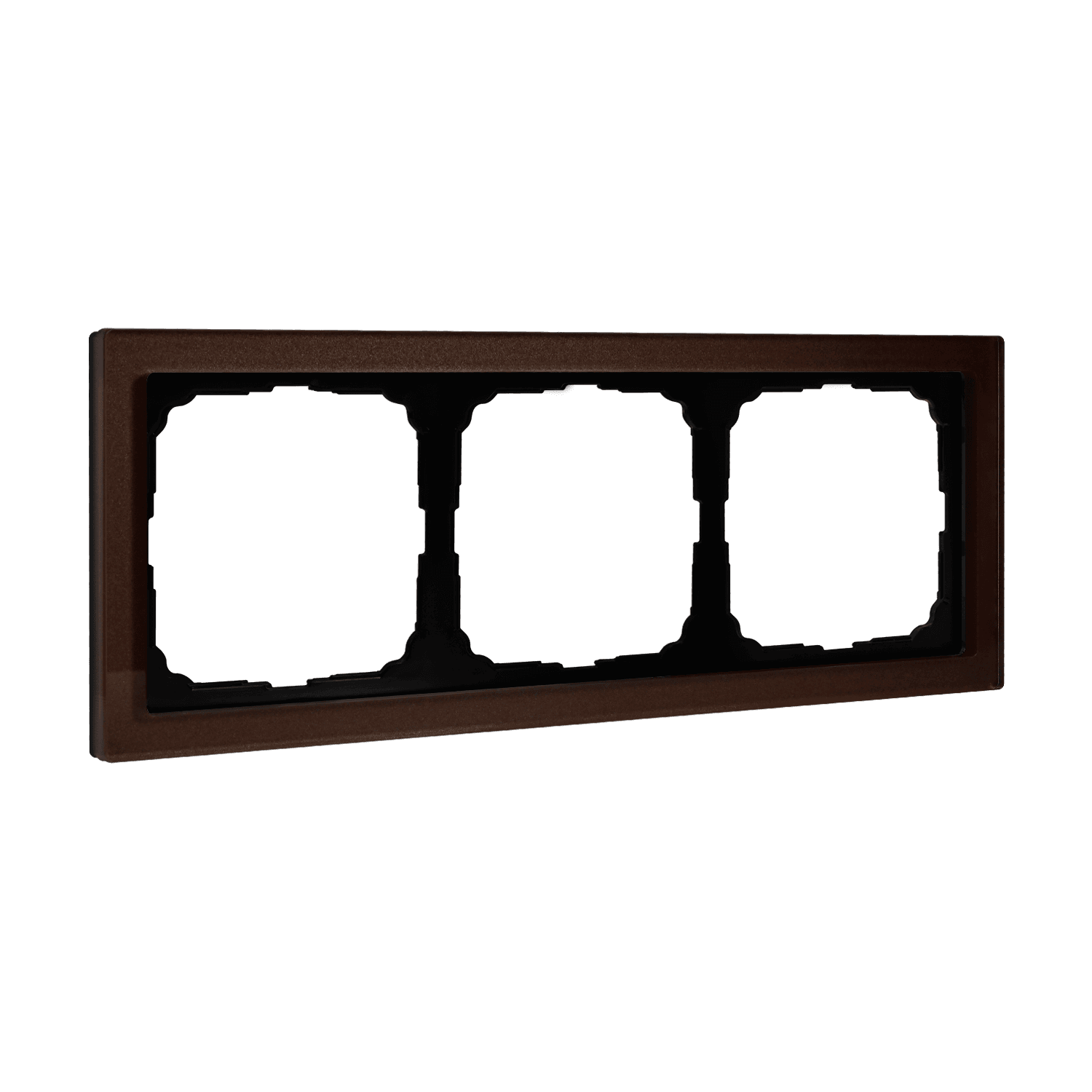 Systeme Electric ArtGallery Pure Органическое стекло Мокко Рамка 3-ая