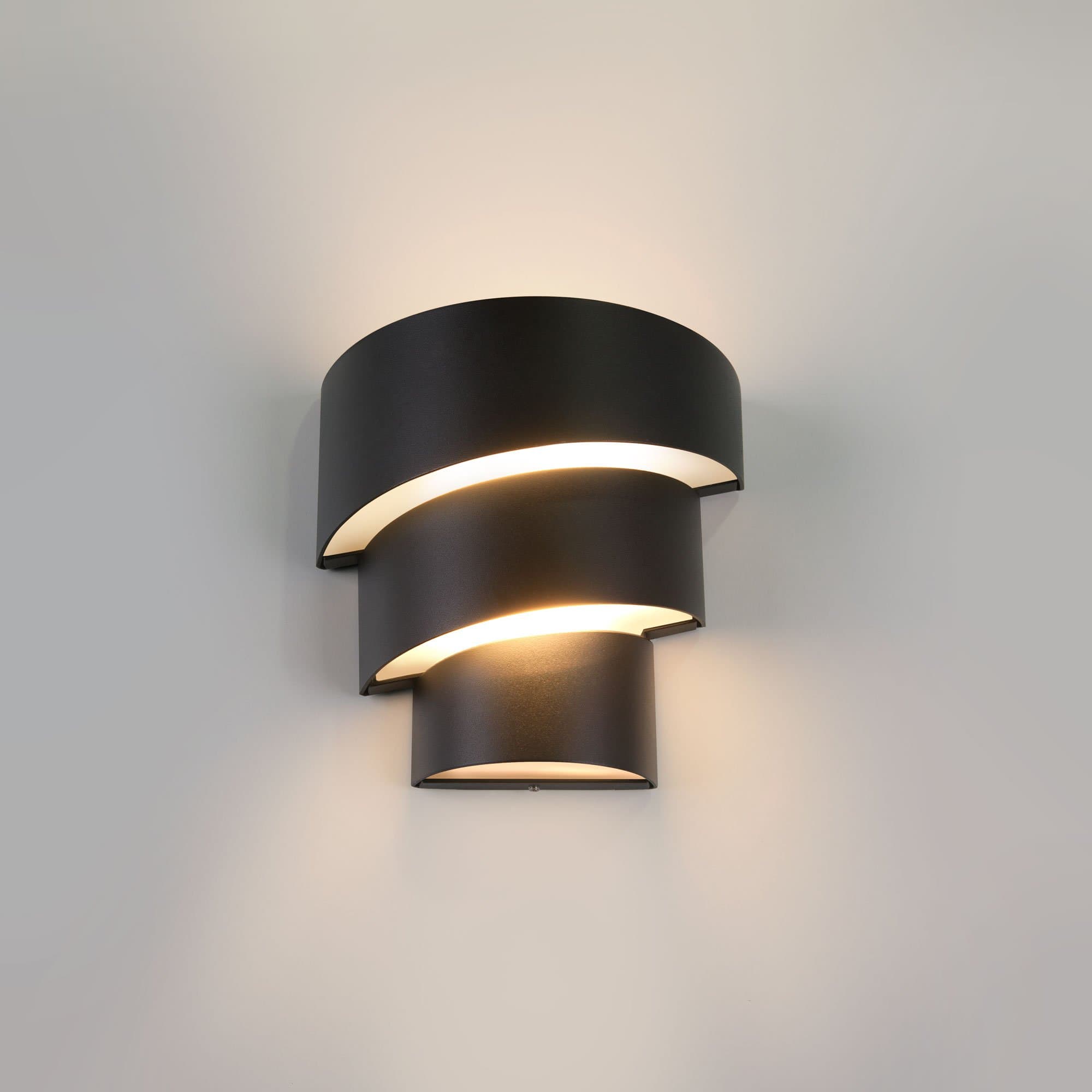 Elektrostandard 1535 TECHNO LED / Светильник садово-парковый со светодиодами HELIX черный a039955