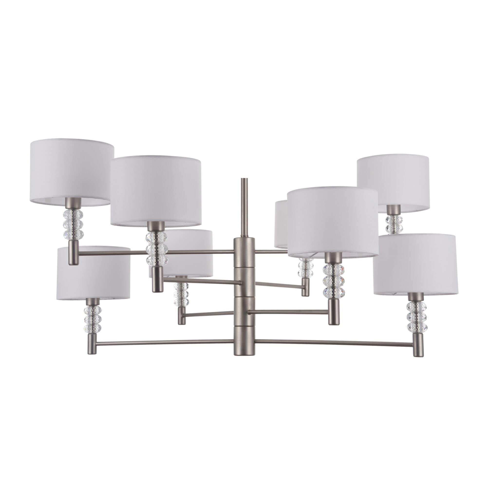 Maytoni Modern Lincoln Никель Люстра 8xE14 40W MOD527PL-08N — миниатюра 5