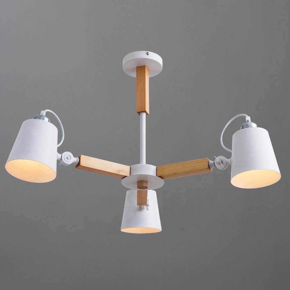 Arte Lamp Oscar Потолочный светильник 3хE27 40W A7141PL-3WH — миниатюра 3