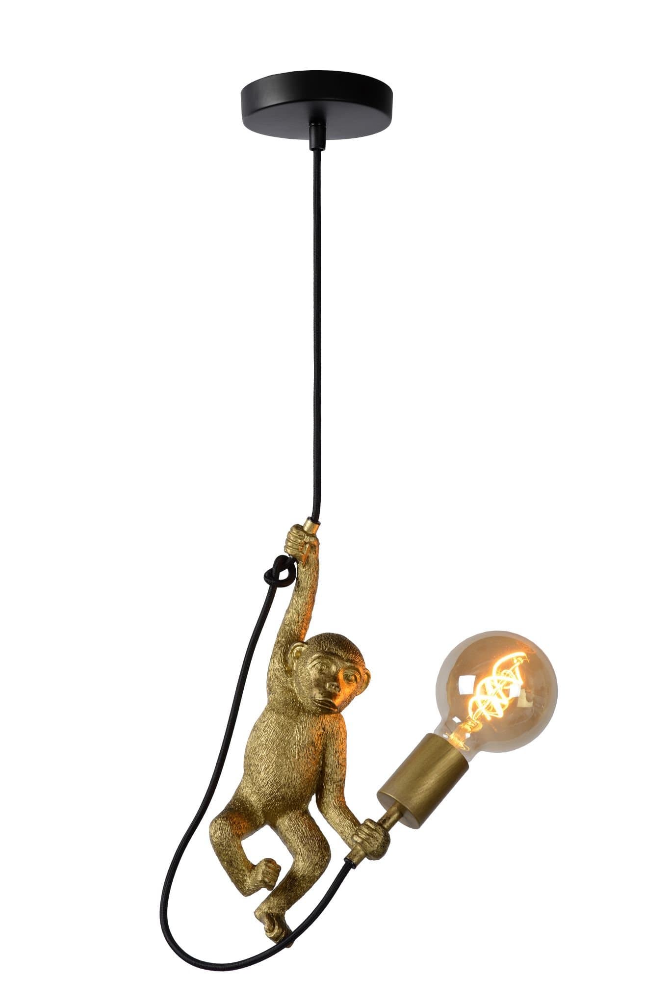 Lucide EXTRAVAGANZA CHIMP Черный Подвесной светильник 10402/01/30 — миниатюра 2