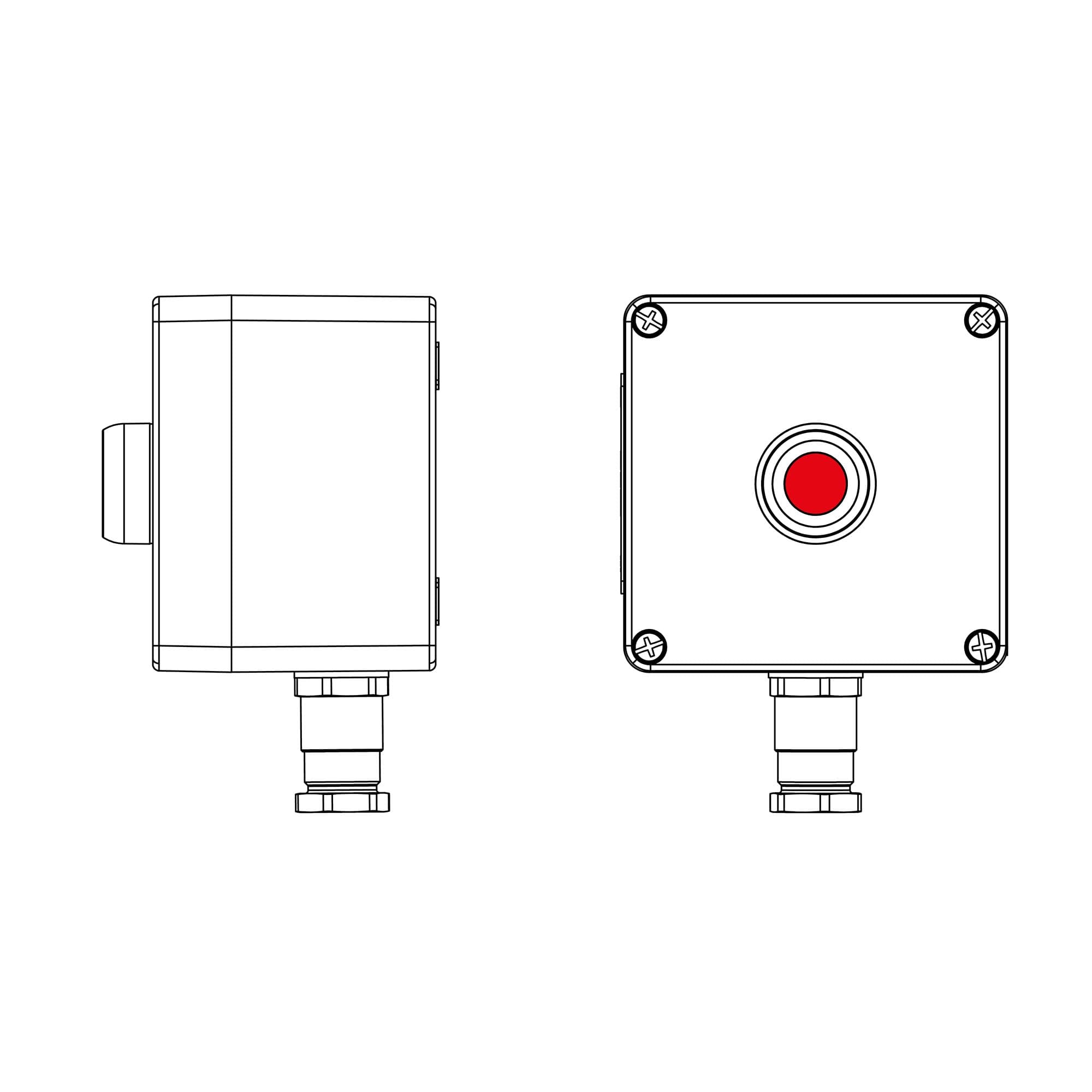 DKC CPE-P-03-(1xP1R(11))-1xKH2MHK(C)1Ex d e IIC Т5 Gb / Ex tb IIIC T95°C Db IP66 / КЗ