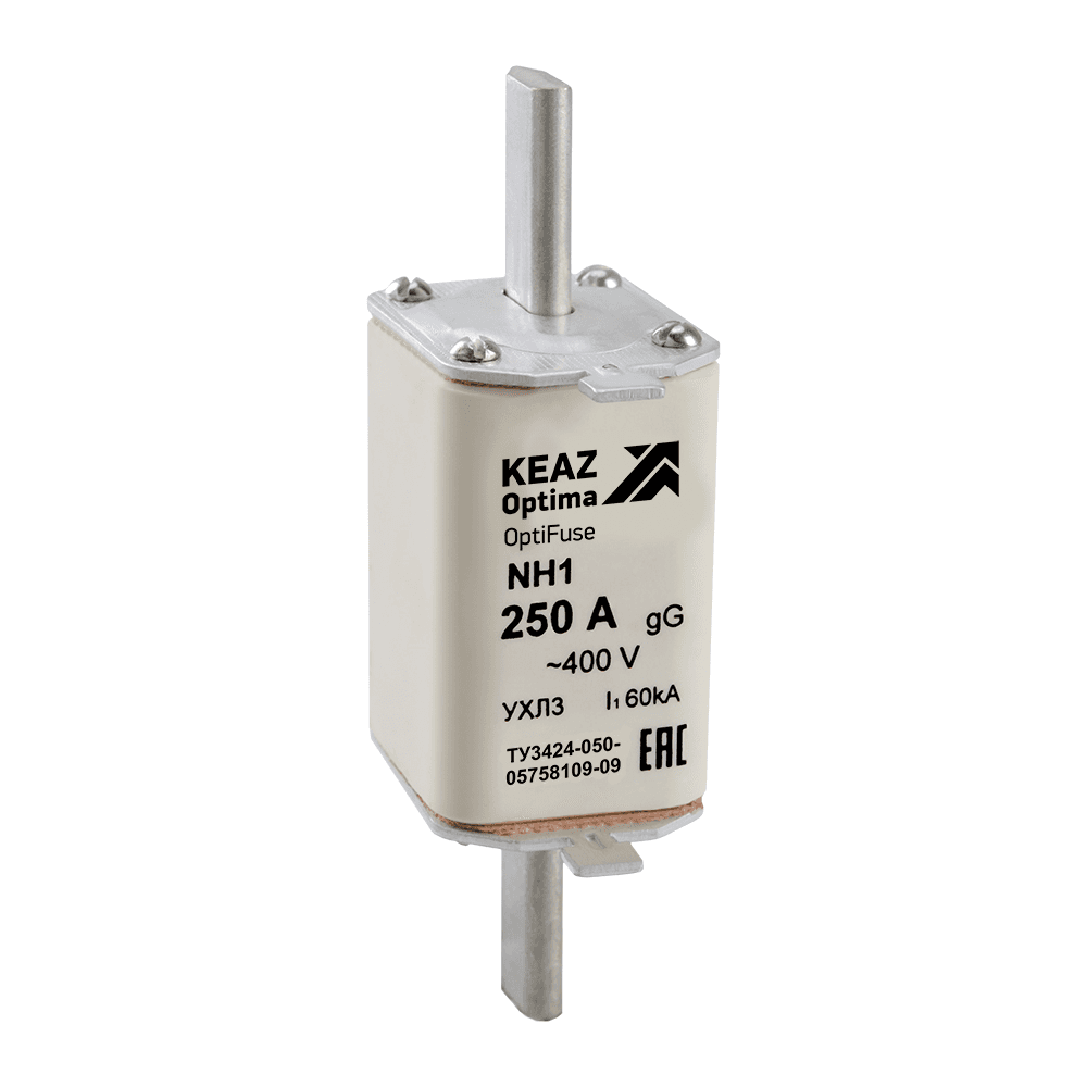 КЭАЗ Вставка плавкая OptiFuse NH1-250-400AC-0-gG-УХЛ3