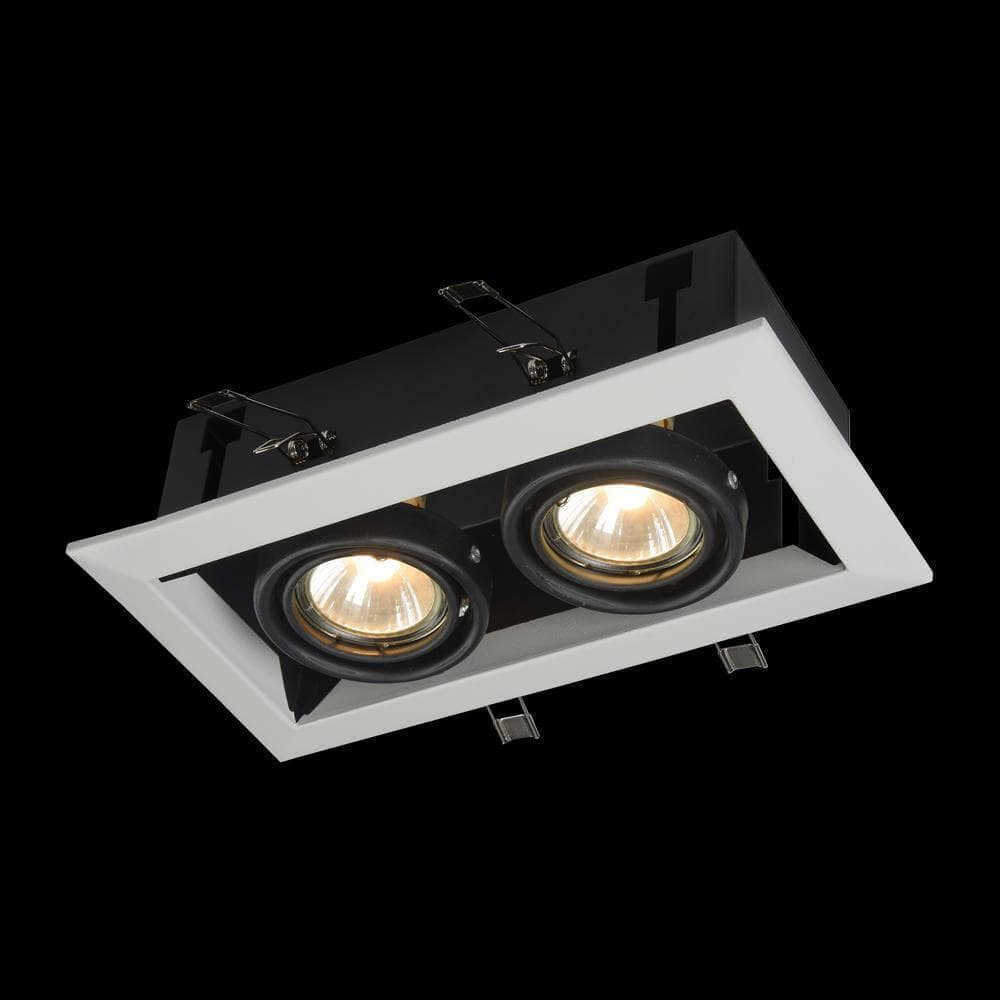 Maytoni DownLight Metal Белый Встроенный светильник 2xGU10 50W DL008-2-02-W — миниатюра 9