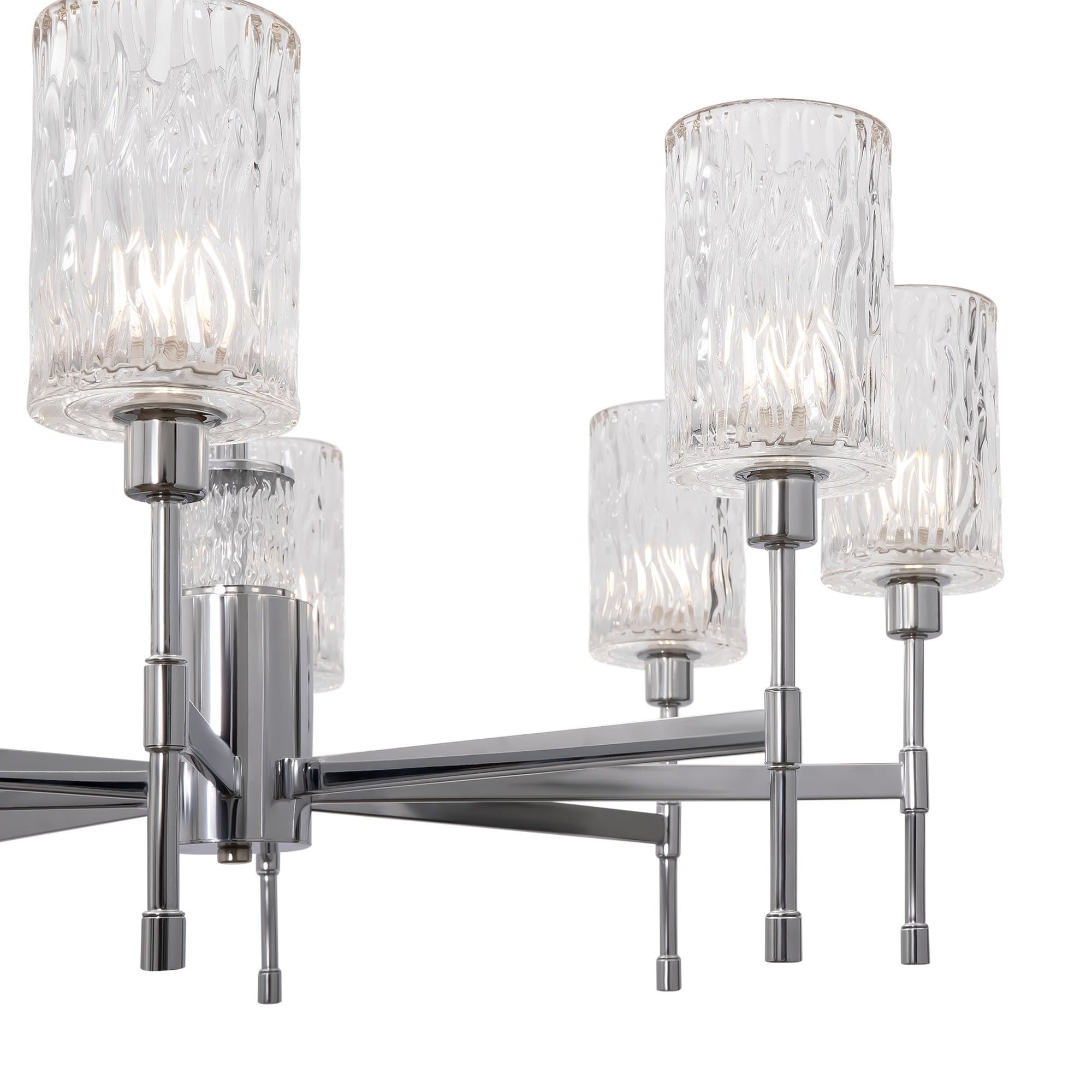 Freya Crystal Elsa Хром Люстра FR5133PL-08CH — миниатюра 5