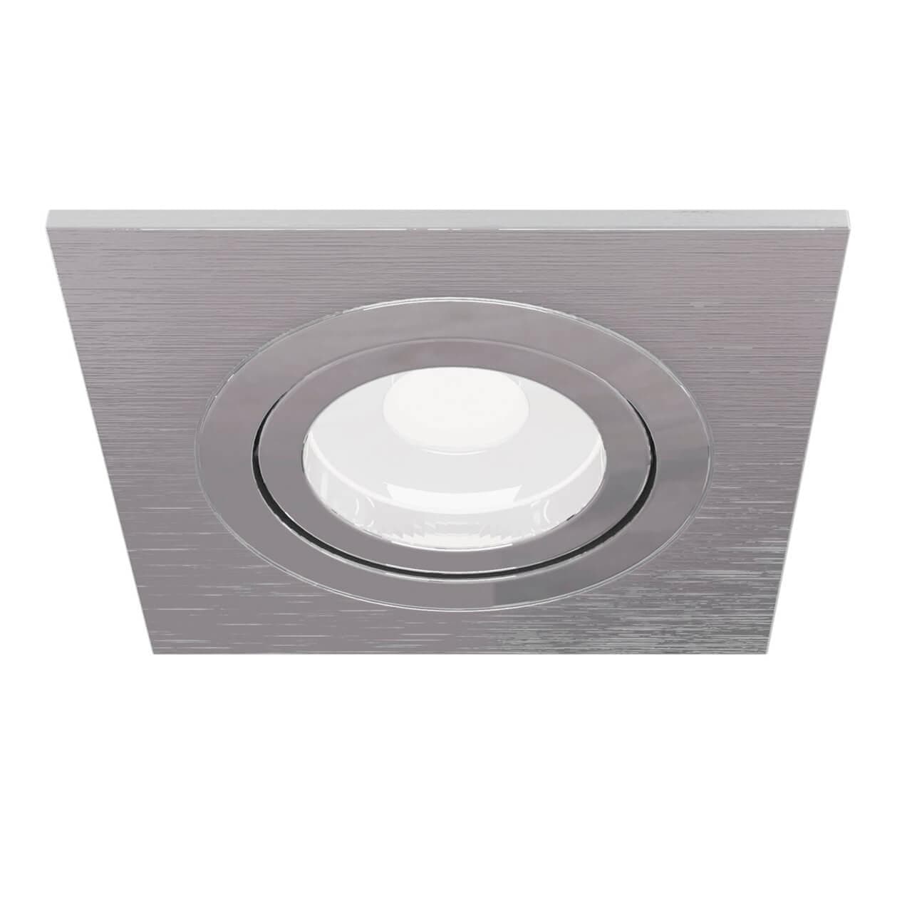 Maytoni Technical Atom Серебро Встраиваемый светильник GU10 50W DL024-2-01S — миниатюра 10
