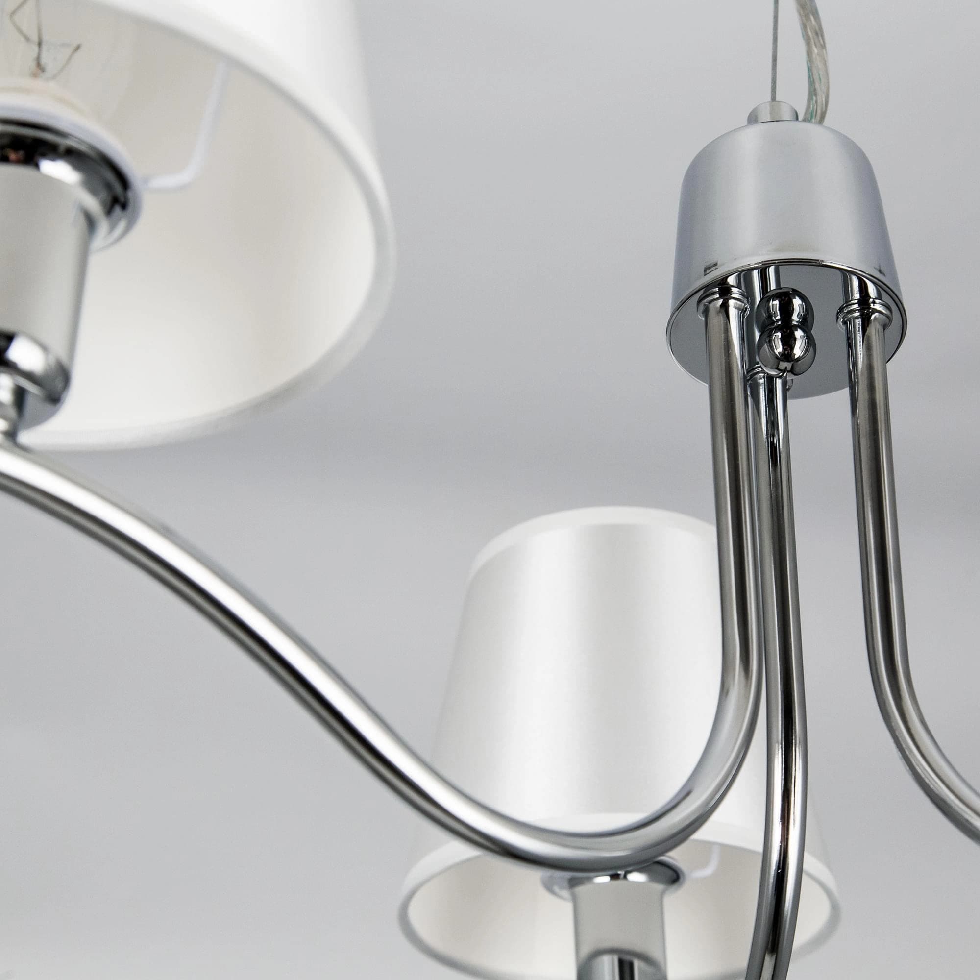 Citilux CL439131 Эмма Хром+Белый Светильник Люстра — миниатюра 7
