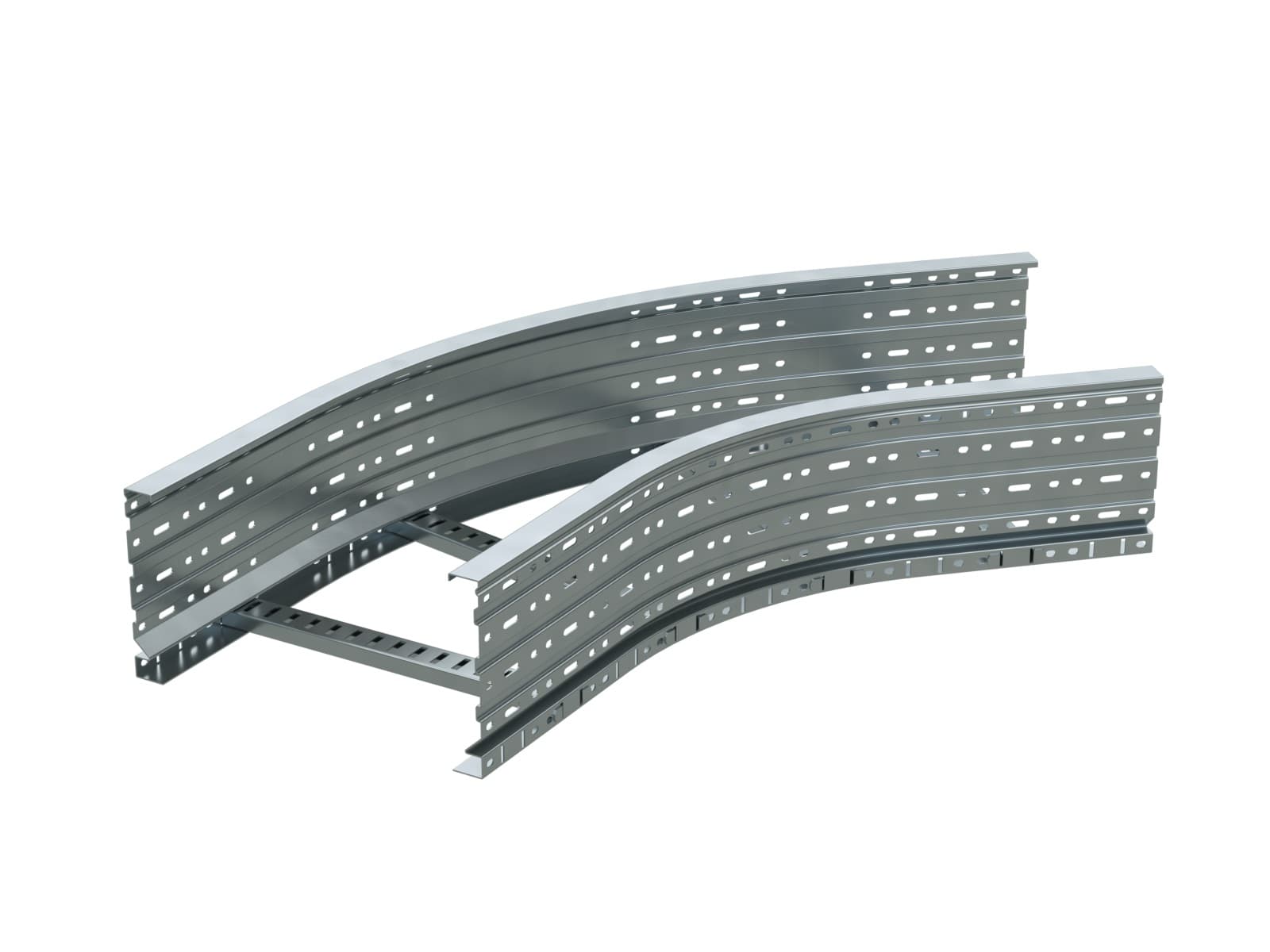 DKC Угол лестничный 90 градусов 150x400 R=600 мм, горячий цинк