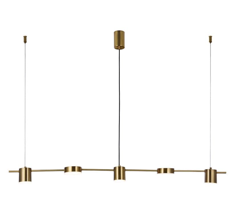 Kink Light 07624-5,20 Подвес Карин бронза w120*8,5 h120 Led 5*6W (4000K)