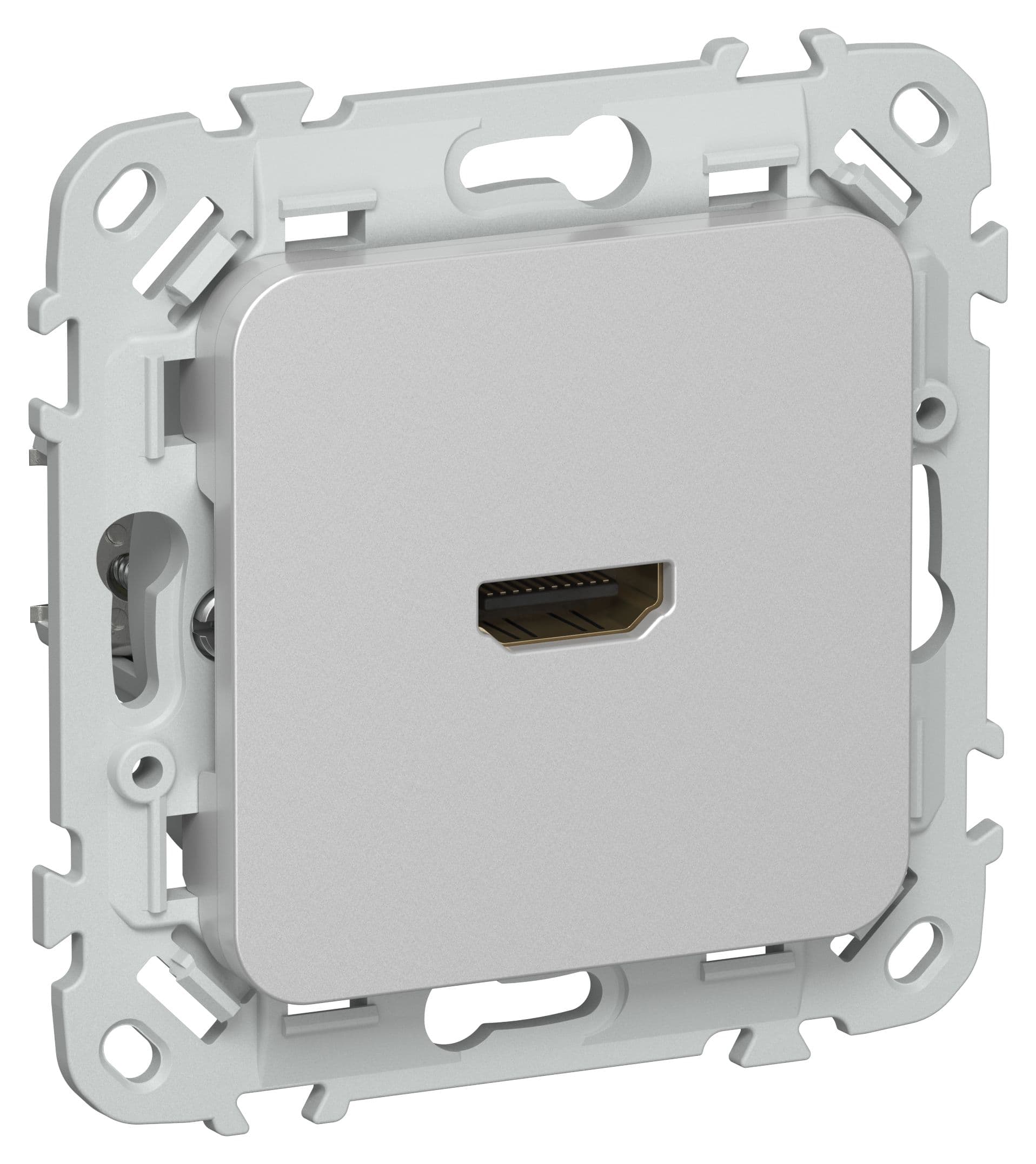 IEK FLITE Алюминий Розетка HDMI
