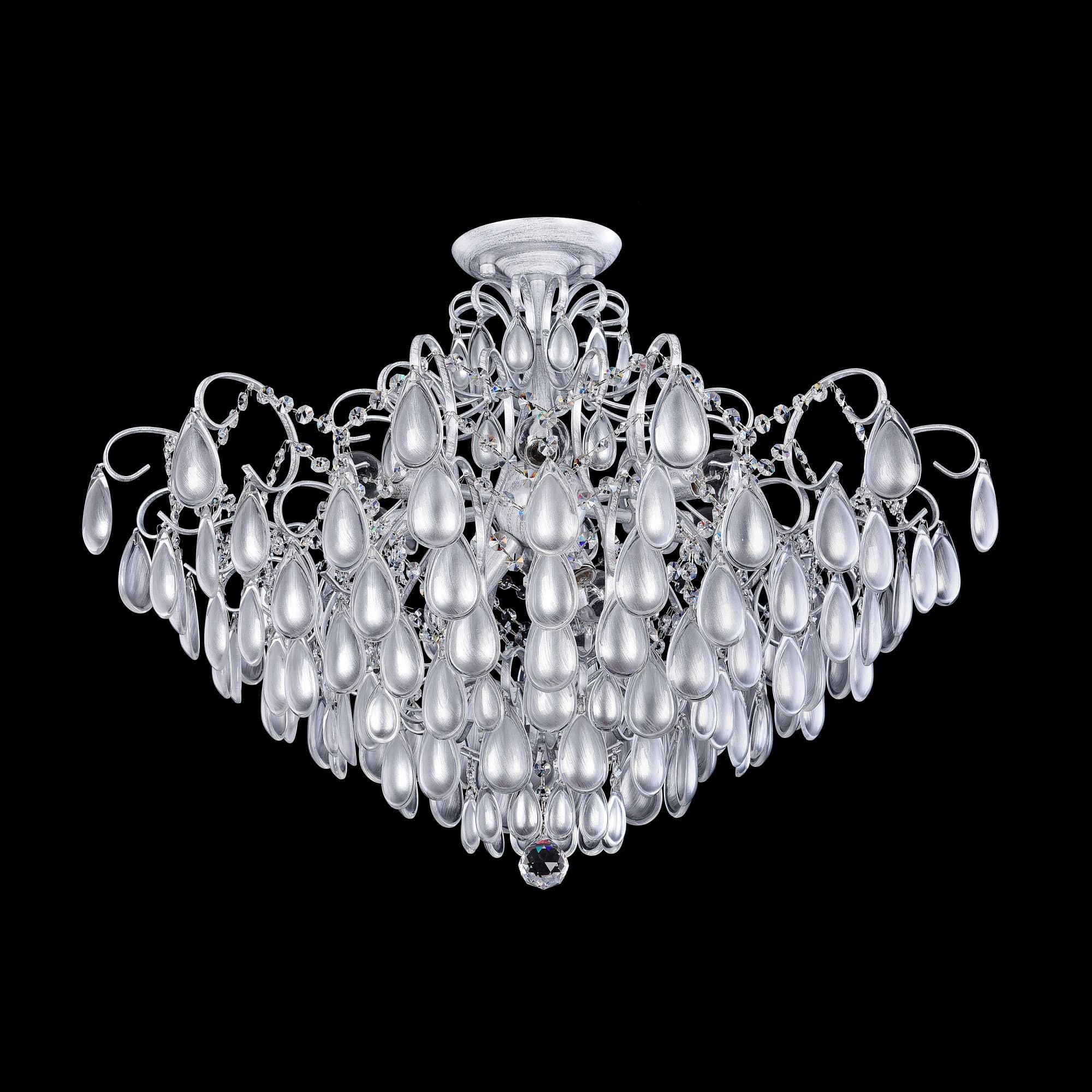 Freya Classic Chabrol Серебро Люстра E14 40W FR2302CL-09S — миниатюра 5