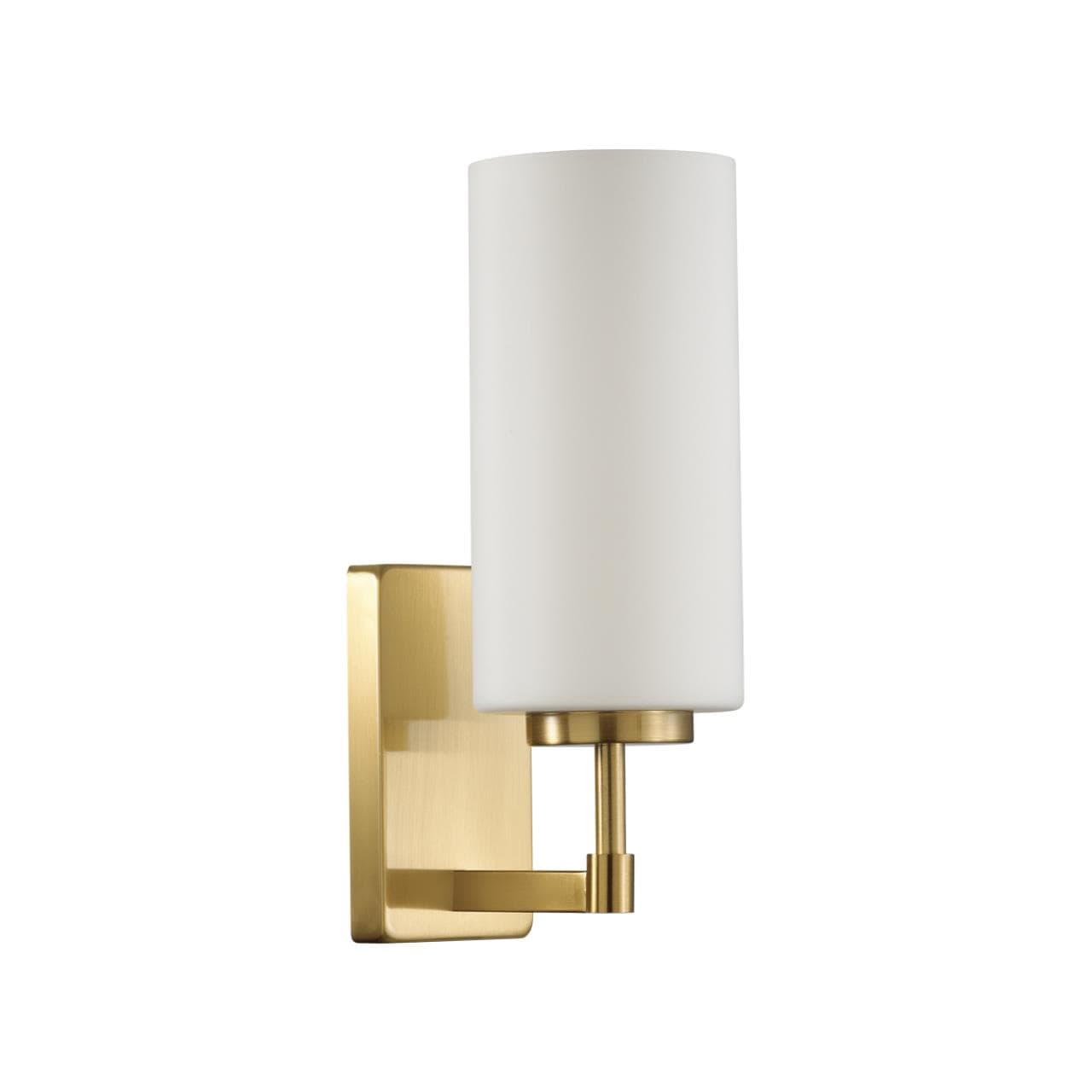 Odeon Light 4990/1W HALL ODL23 000 матов. золотой/белый/стекло Бра E27 40W KASALI